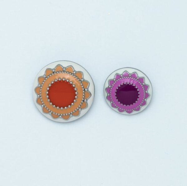 Colorful Enamel Clothes Buttons - Image 3